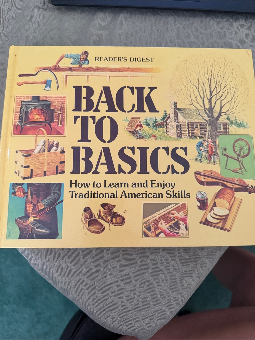 Reader's Digest Back to Basics Coffee Table Book - Yellow